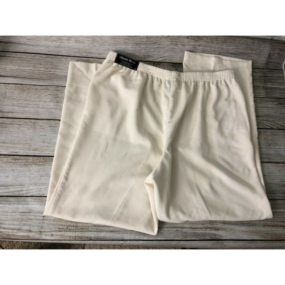 Alfred Dunner Classic Fit Pants 18 Plus Size Womens Nylon Pull On Pant NWT - Picture 3 of 7